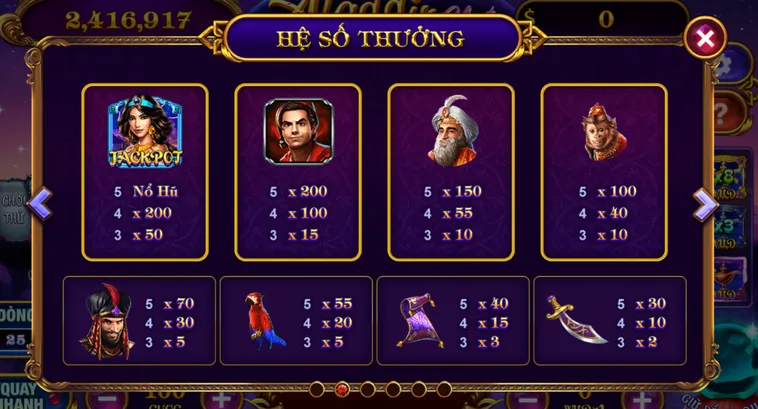 Trải Nghiệm Game Bắn Cá Aladdin Tại Bin88 Nhận Ngay Hũ Vàng Cực Lớn