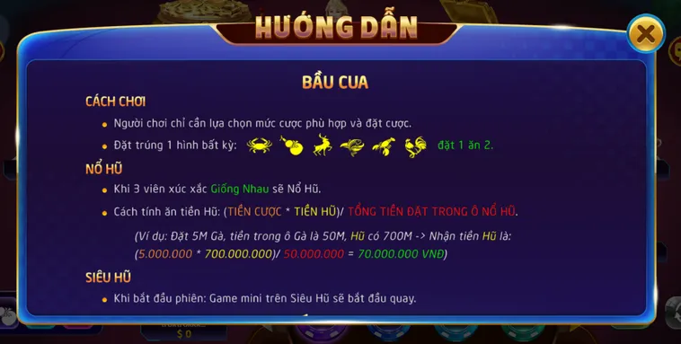 Bầu Cua Tại Bin88 Lắc Ngay Trúng Lớn Tỷ Lệ Ăn 1 Ăn 10