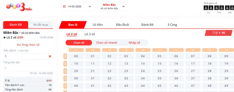 Chinh Phục Giải Thưởng Lớn Khi Chơi Lô Đề 3 Miền Tại Bin88 Ngay Hôm Nay