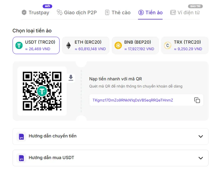 Hướng Dẫn Nạp Tiền Bin88 Đa Phương Thức Nhận Khuyến Mãi 100%