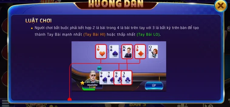 Poker Omaha Tại Bin88 Thắng Lớn Với 4 Lá Bài Nhận Ngay 2 Triệu Đồng