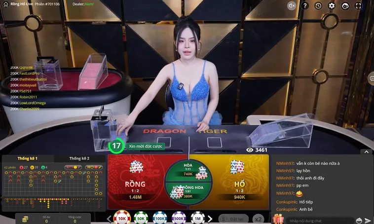 Trải Nghiệm Rồng Hổ Live Tại Bin88 Sòng Bài Trực Tuyến Đẳng Cấp Quốc Tế