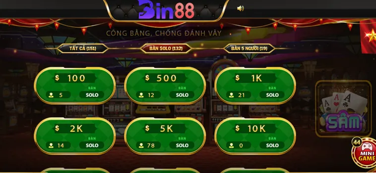 Sâm Lốc Tại Bin88 Sát Phạt Cực Căng Nhận Code Khởi Nghiệp Ngay