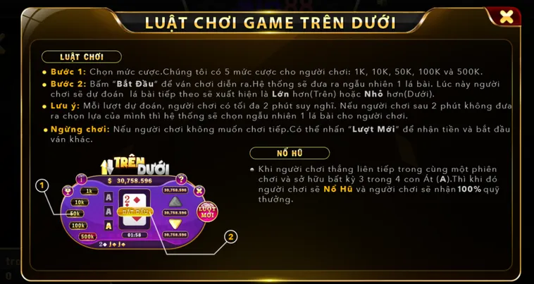 Chốt Kèo Game Nhanh Trên Dưới Tại Bin88 Nhận Thưởng Khủng Tới 95 Phần Trăm